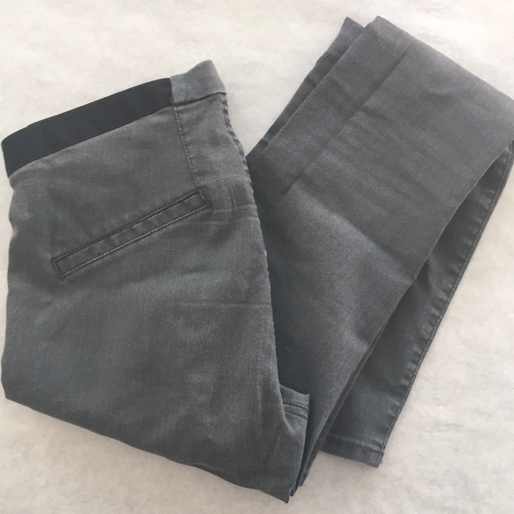 Helmet Lang super skinny cotton twill leggings.
